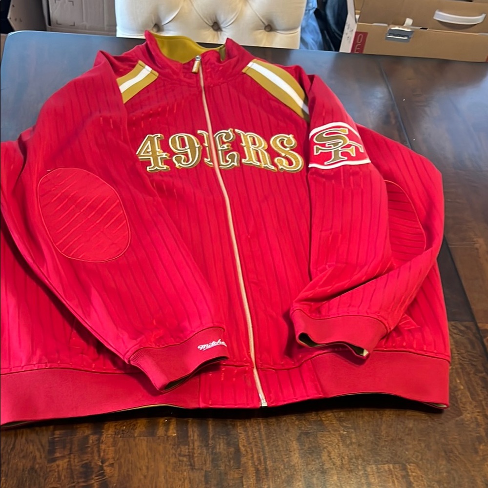 San Francisco 49ers Mitchell & Ness Throwbacks NFL Jacket